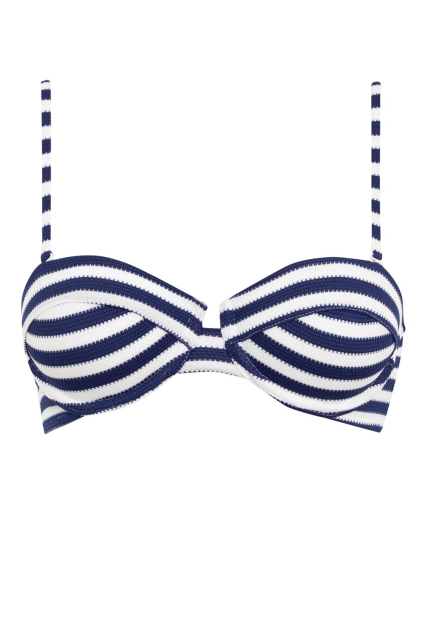 WOMAN NAVY Bikini Top