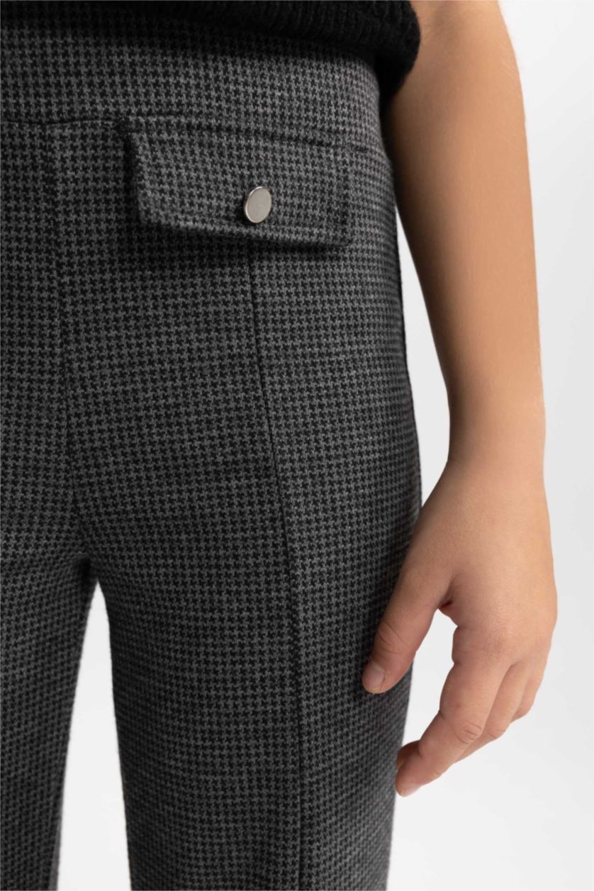 GIRLS & TEENS Anthracite Girl Flared Trousers