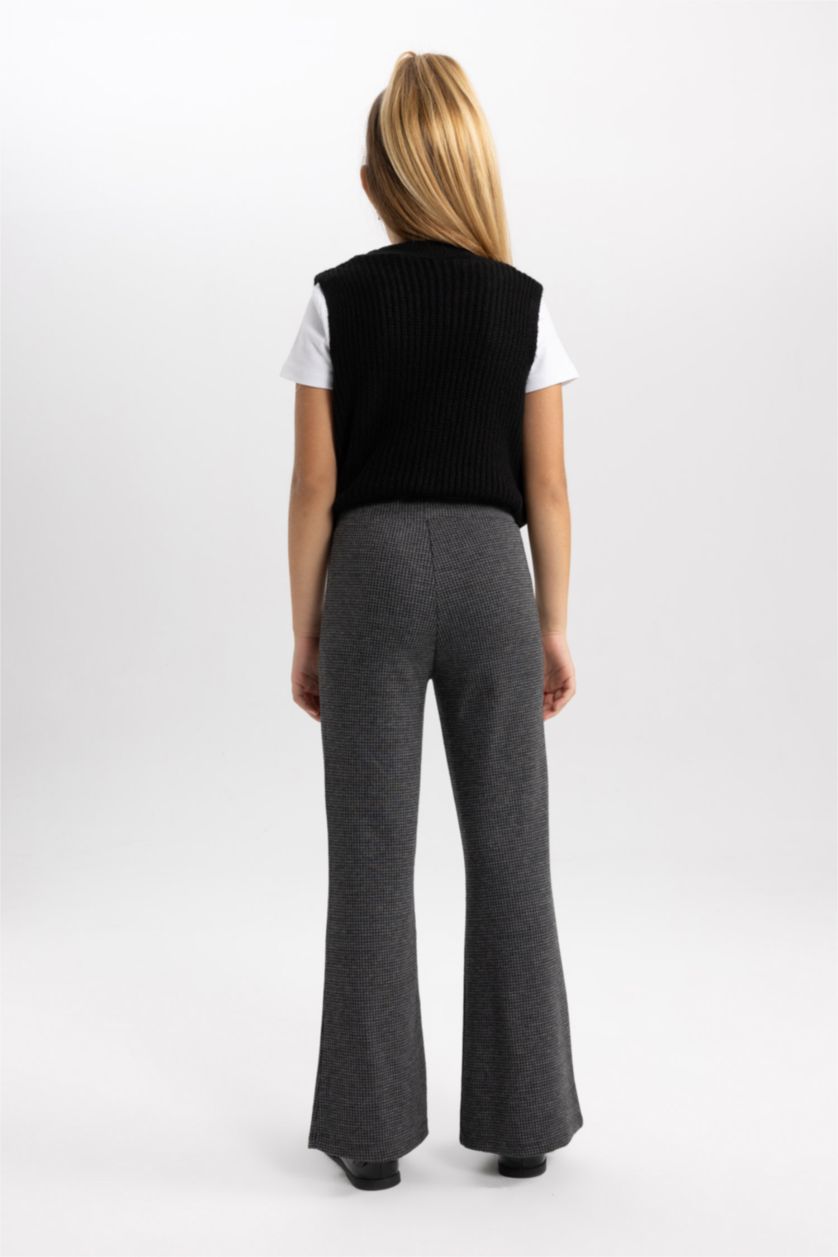 GIRLS & TEENS Anthracite Girl Flared Trousers