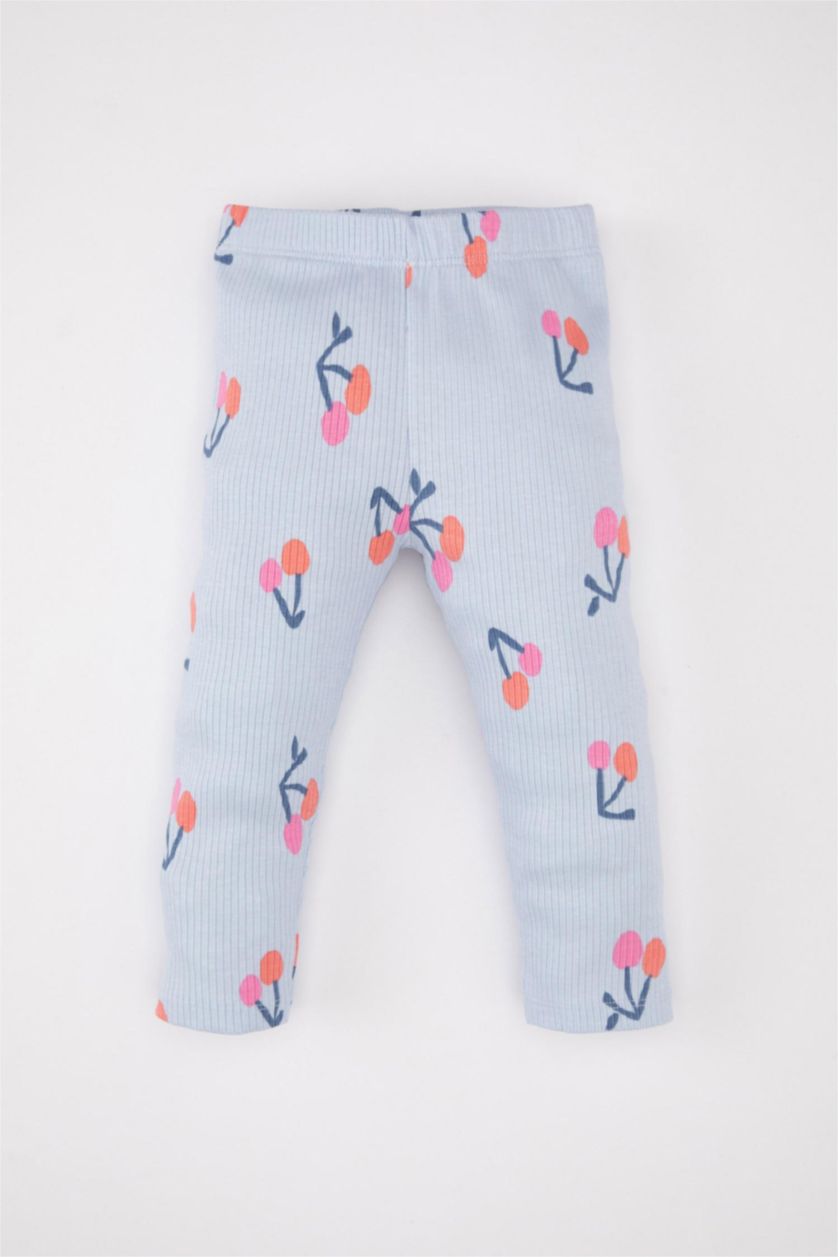 BÉBÉ FILLE BLEU Clair Ensemble Pyjama Velours Côtelé à Manches Longues à Motif de Fruits pour Bébé Fille