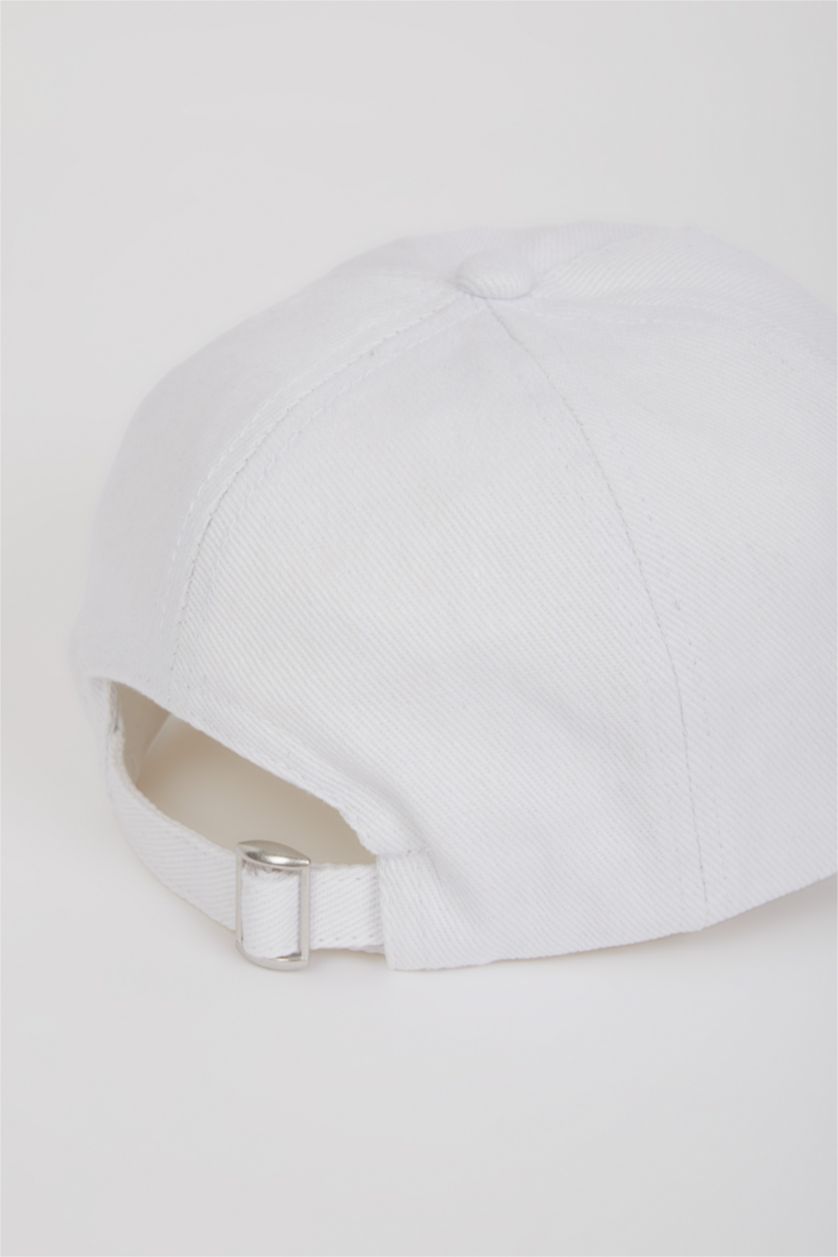 Kadın Lacivert Kadın Nakış Jean Cap Şapka