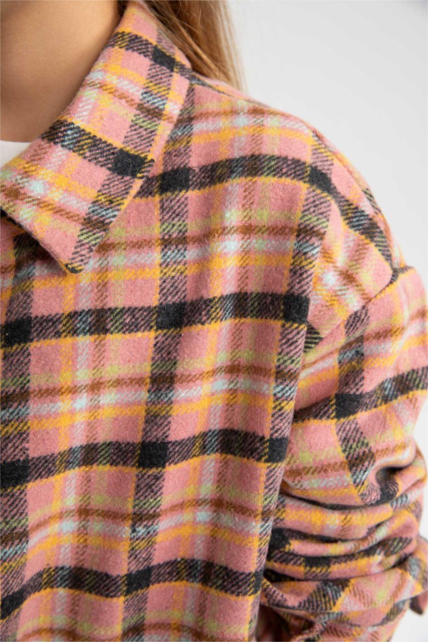 Девочки и подростки Оранжевый Рубашка с длинным рукавом для девочек