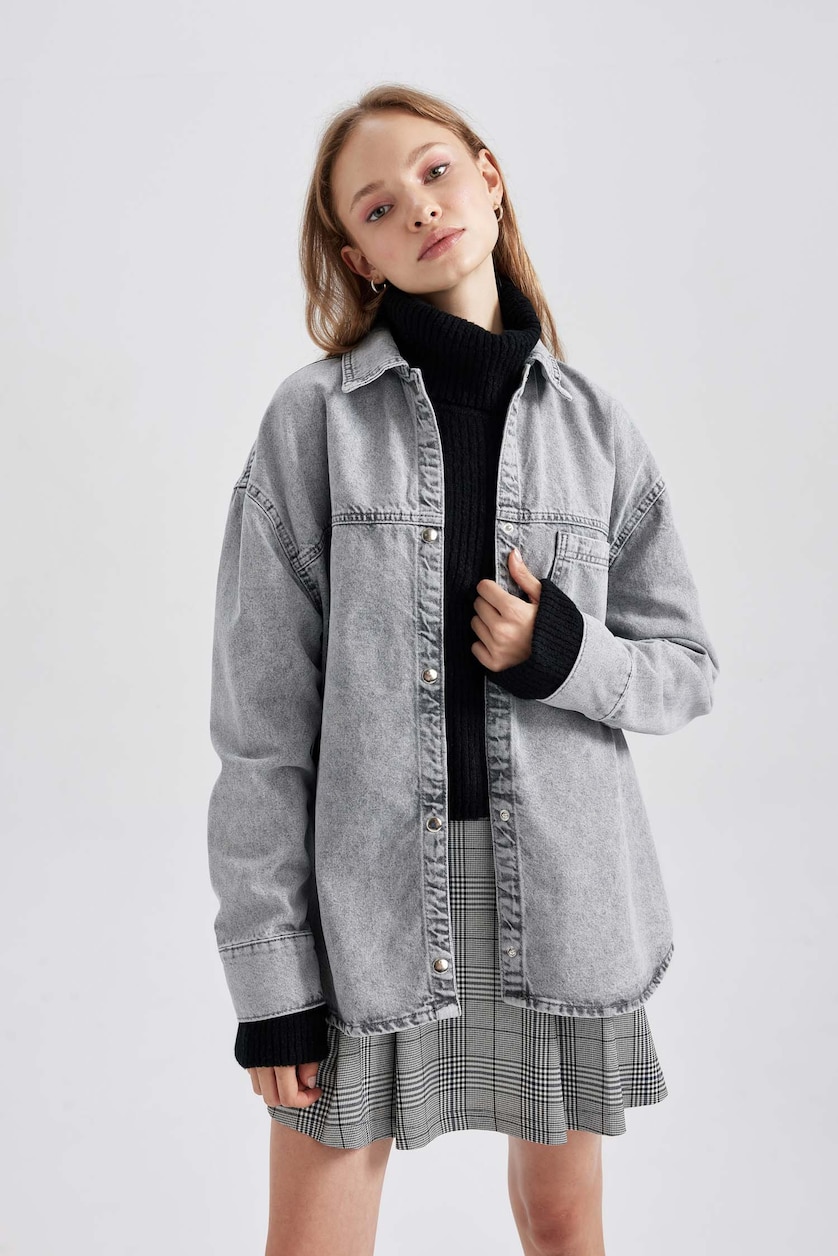 نساء رمادي Jacket