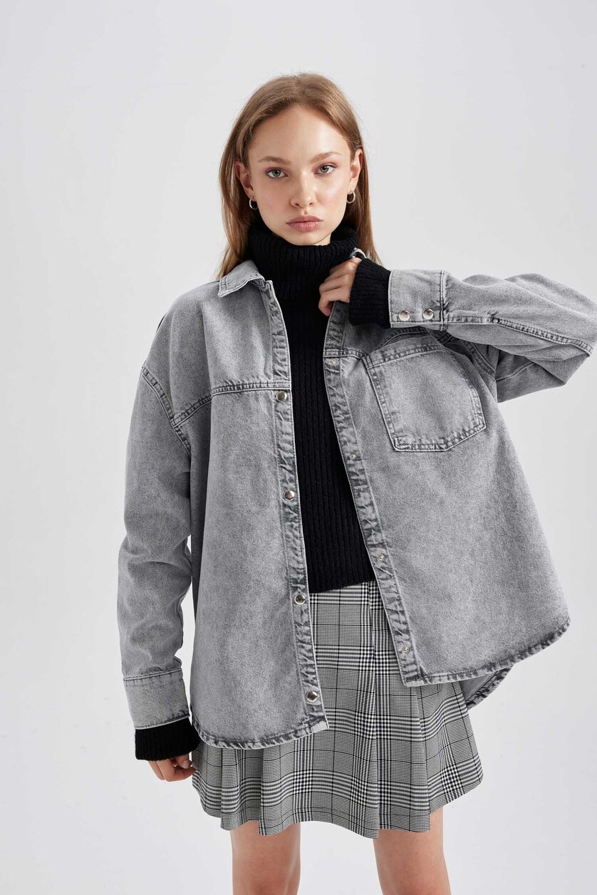 نساء رمادي Jacket