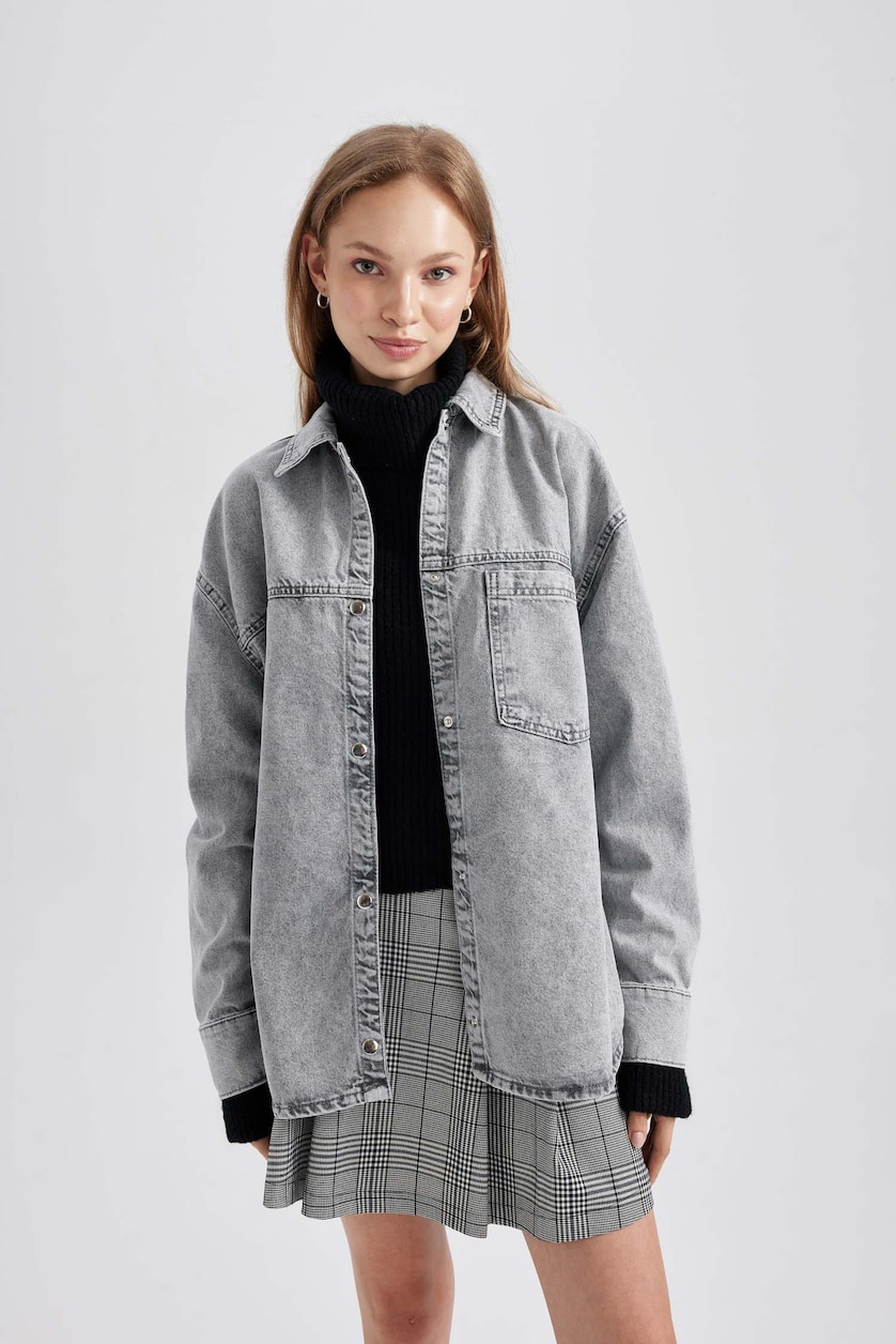 نساء رمادي Jacket