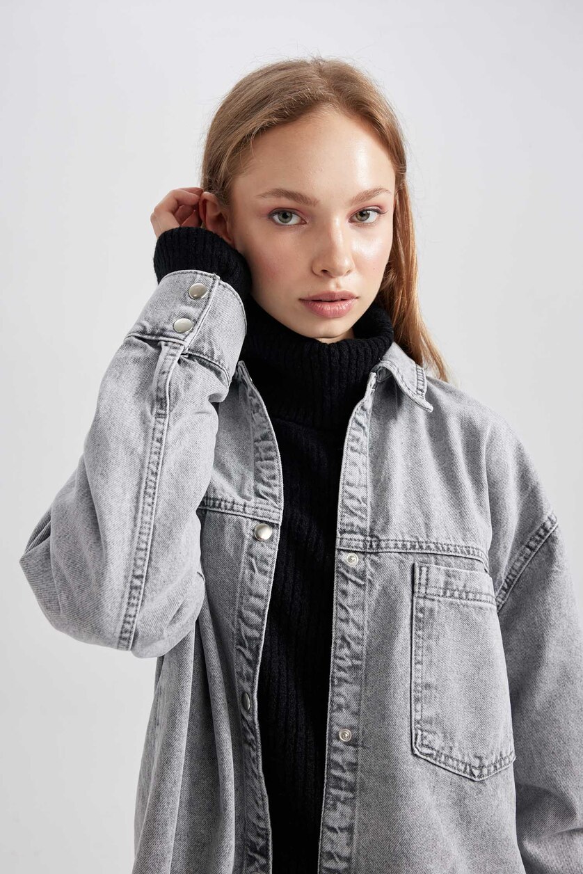 نساء رمادي Jacket