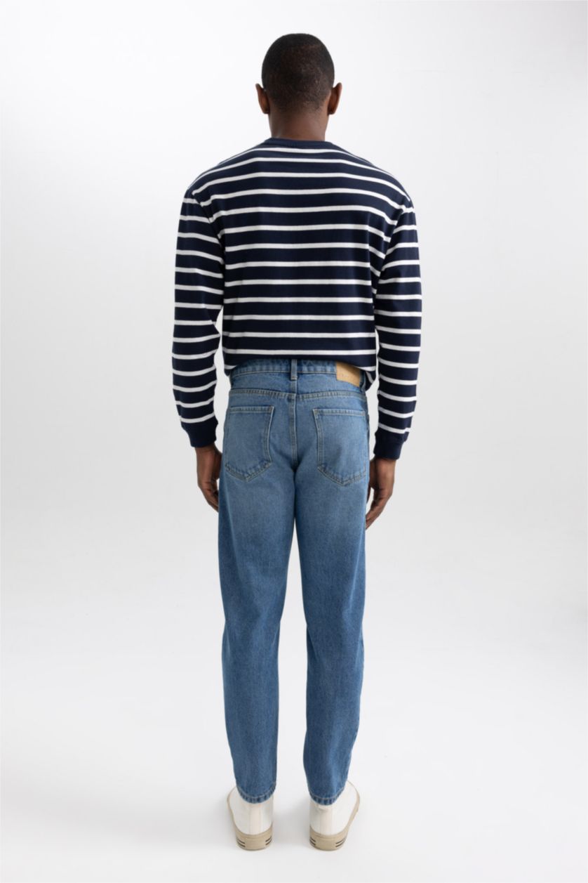 رجال أزرق 90’S Slim Fit Trousers