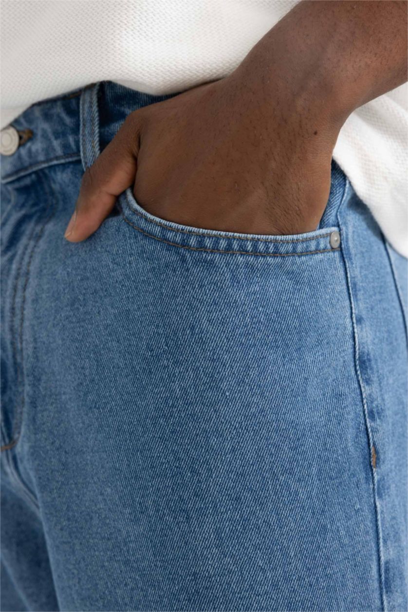 HOMME BLEU Clair Pantalon Coupe Ballon