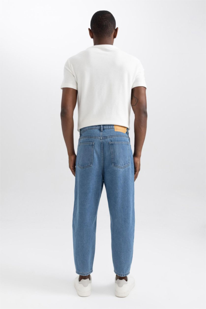 HOMME BLEU Clair Pantalon Coupe Ballon