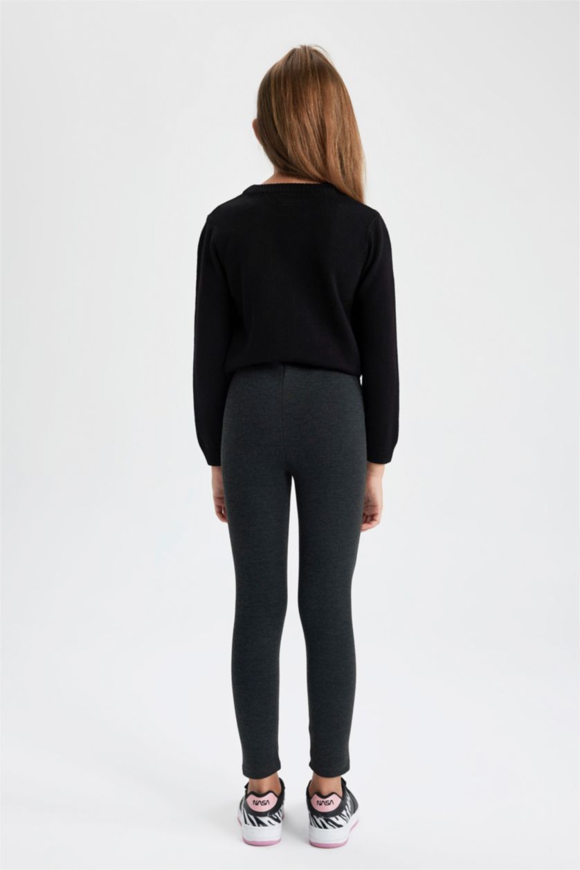 GIRLS & TEENS Anthracite Melange Girl Leggings