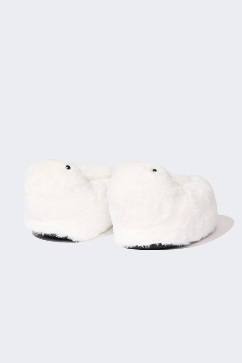 GIRLS & TEENS White Girl Flat Sole Panduf