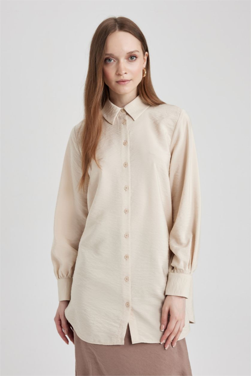 WOMAN Stone Regular Fit Long Sleeve Tunic