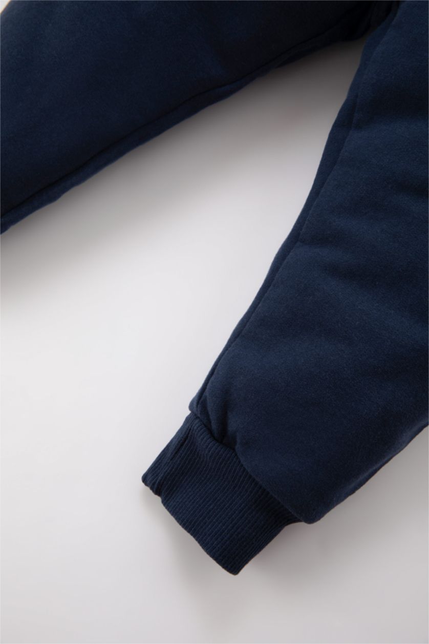 Малыши мальчики Синий Штаны с принтом из тонкой ткани для малышей мальчиков