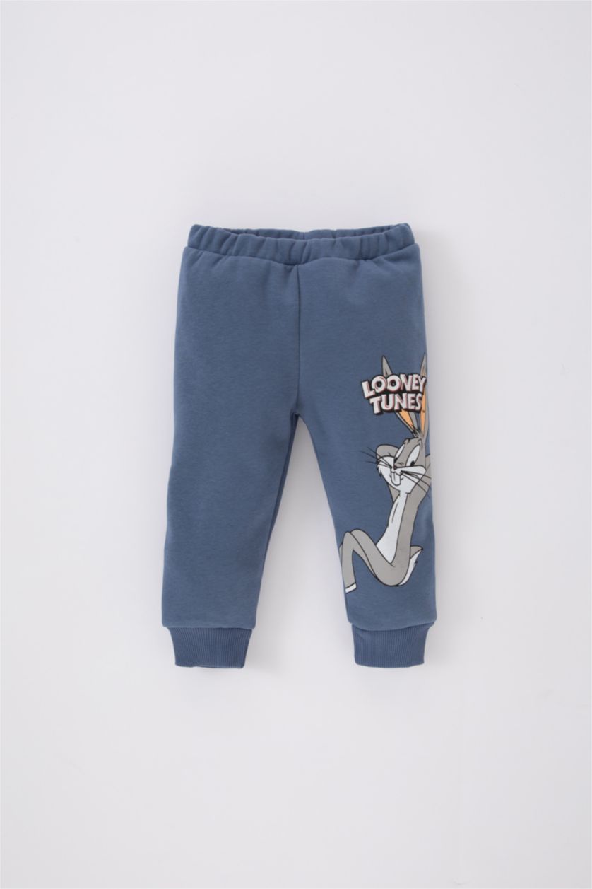 BABY BOY Dark Blue 2 piece Regular Fit Crew Neck Looney Tunes Licensed Set