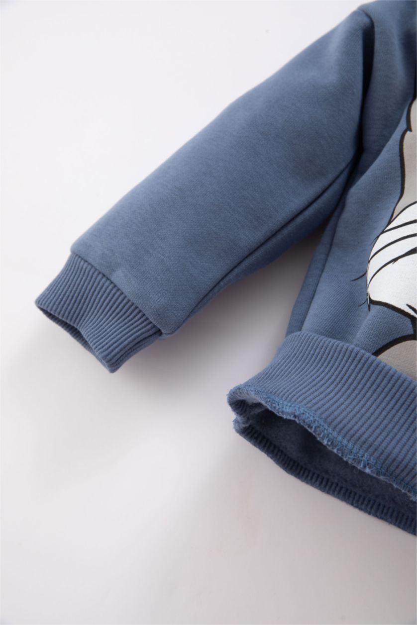 BABY BOY Dark Blue 2 piece Regular Fit Crew Neck Looney Tunes Licensed Set