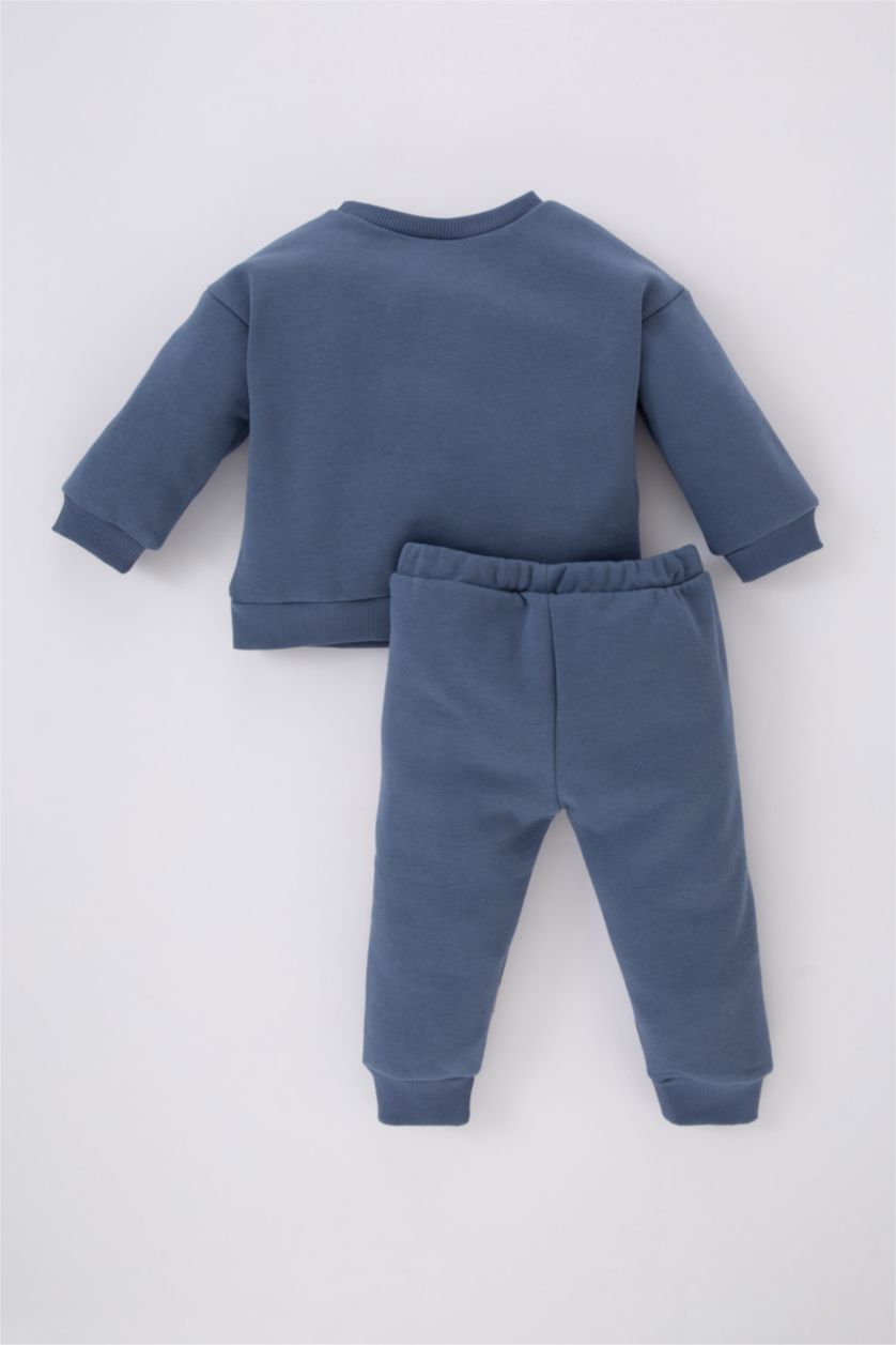 BABY BOY Dark Blue 2 piece Regular Fit Crew Neck Looney Tunes Licensed Set