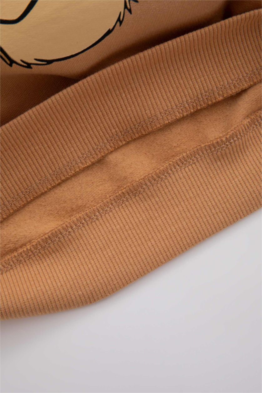 BABY BOY Camel 2 piece Regular Fit Crew Neck Lion King Licensed Set