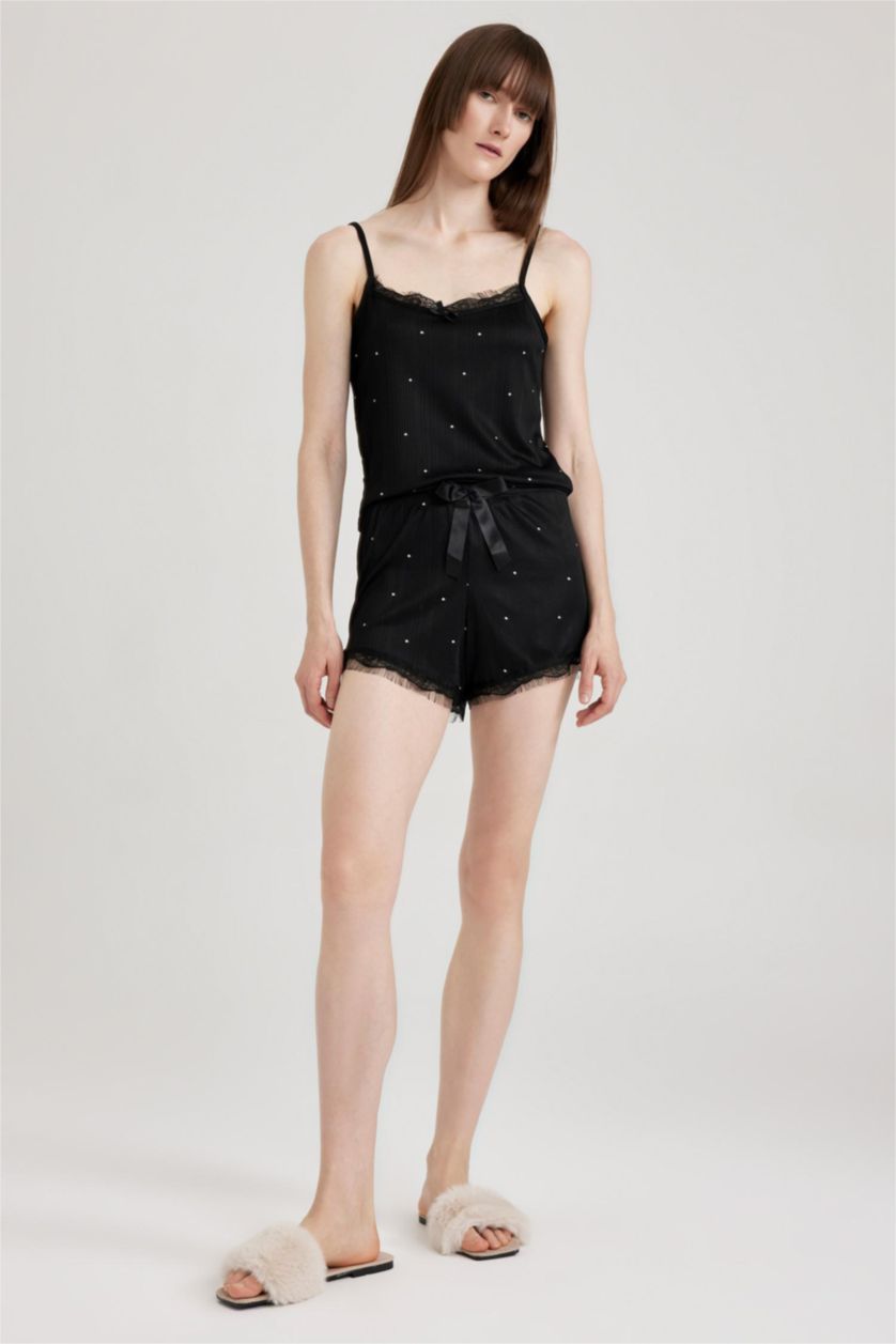 نساء أسود بلوزة قطن قصة عادية بحمالات