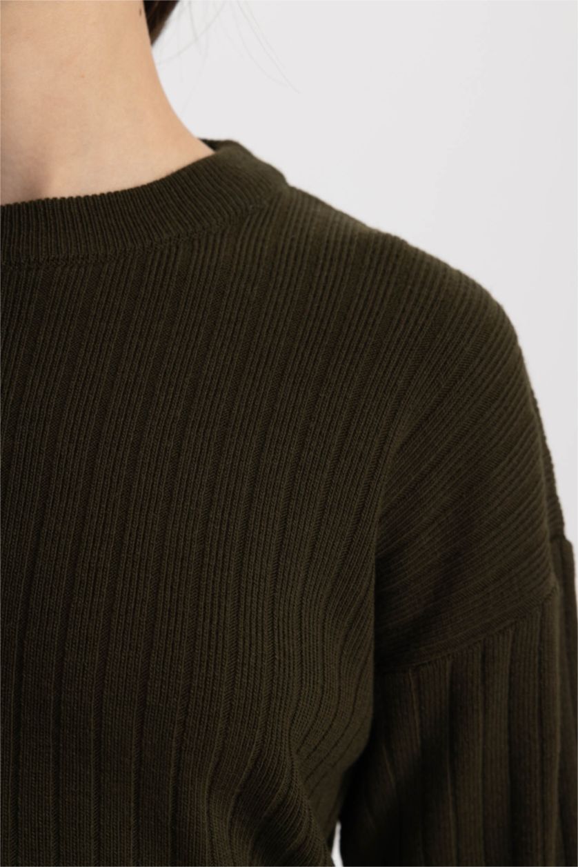 WOMAN Khaki Relax Fit Trousers