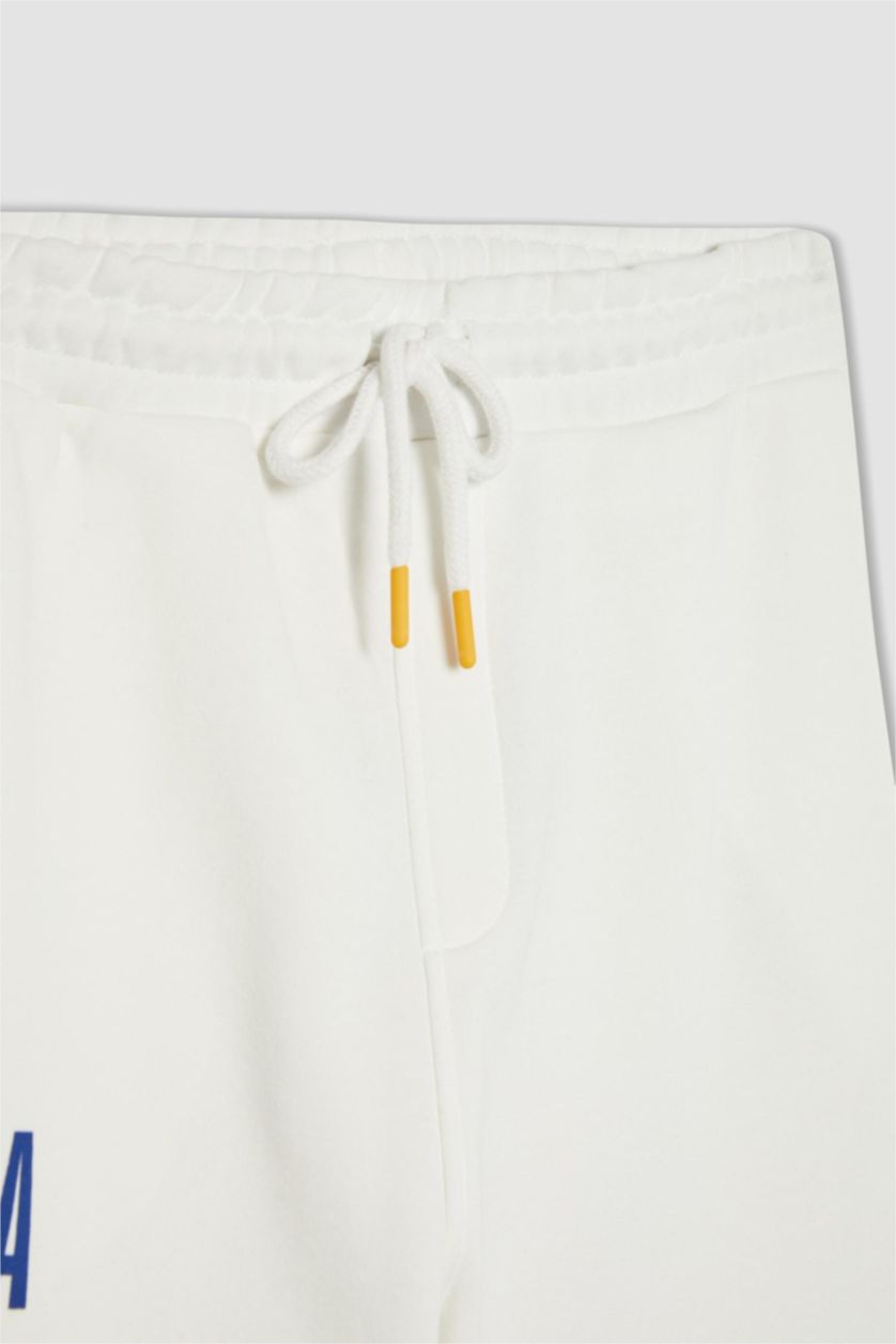 HOMME Écru Pantalon Jogging Coupe Standard De Defactofit NBA Los Angeles Lakers