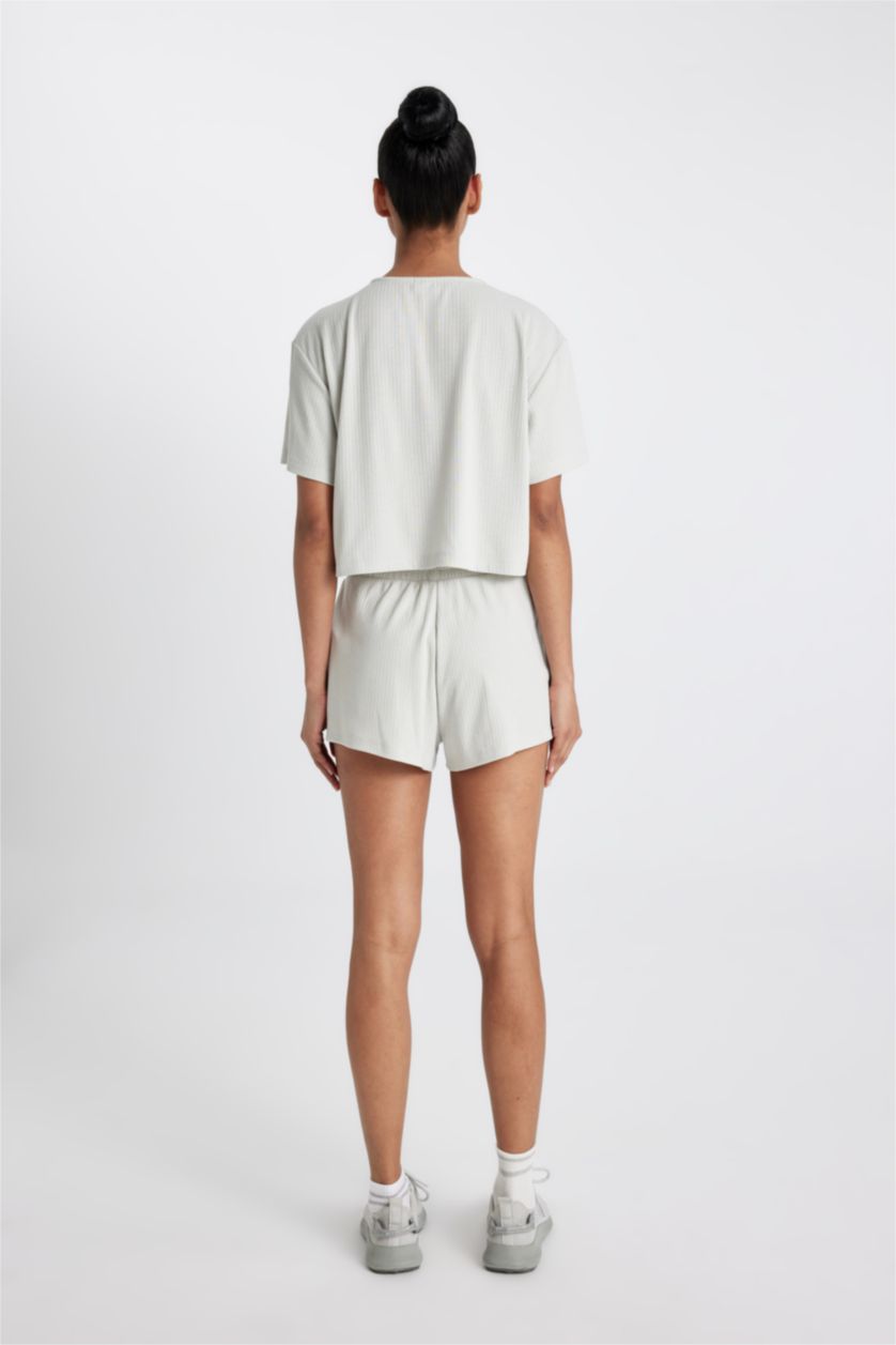 Әйелдерге Ашық сұр Шолақ шалбар