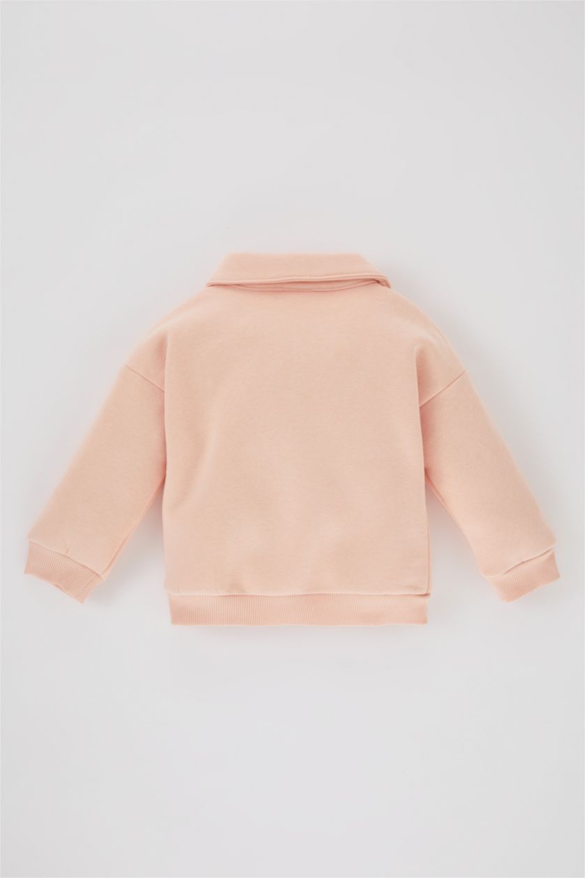 BÉBÉ FILLE Rose Sweat- Shirt Polo Pour Bébé Fille