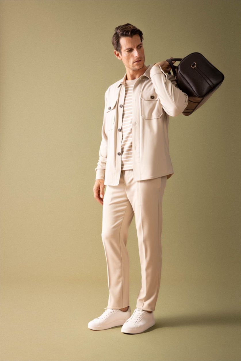 MAN Beige jogger Trousers