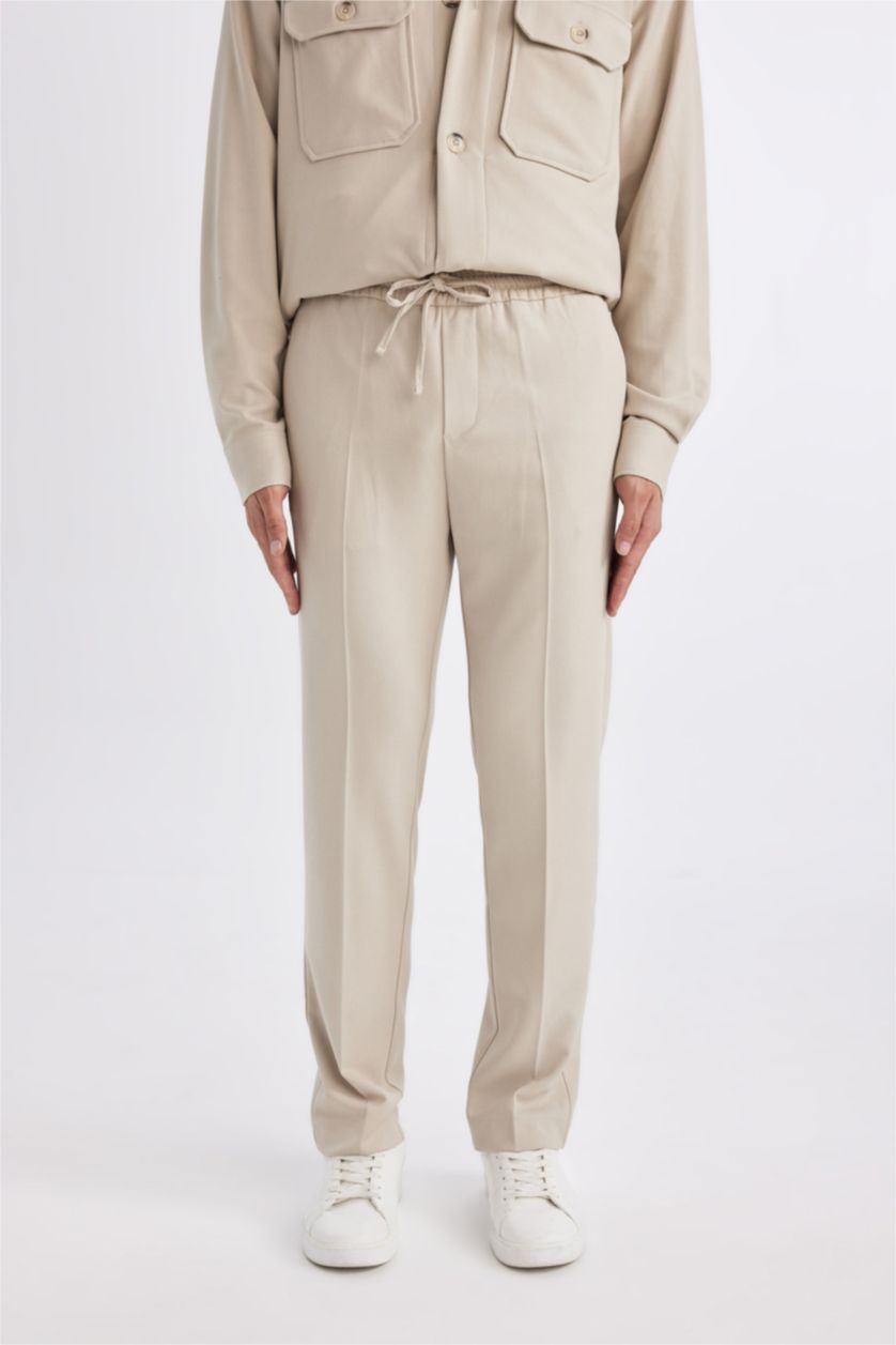 MAN Beige jogger Trousers