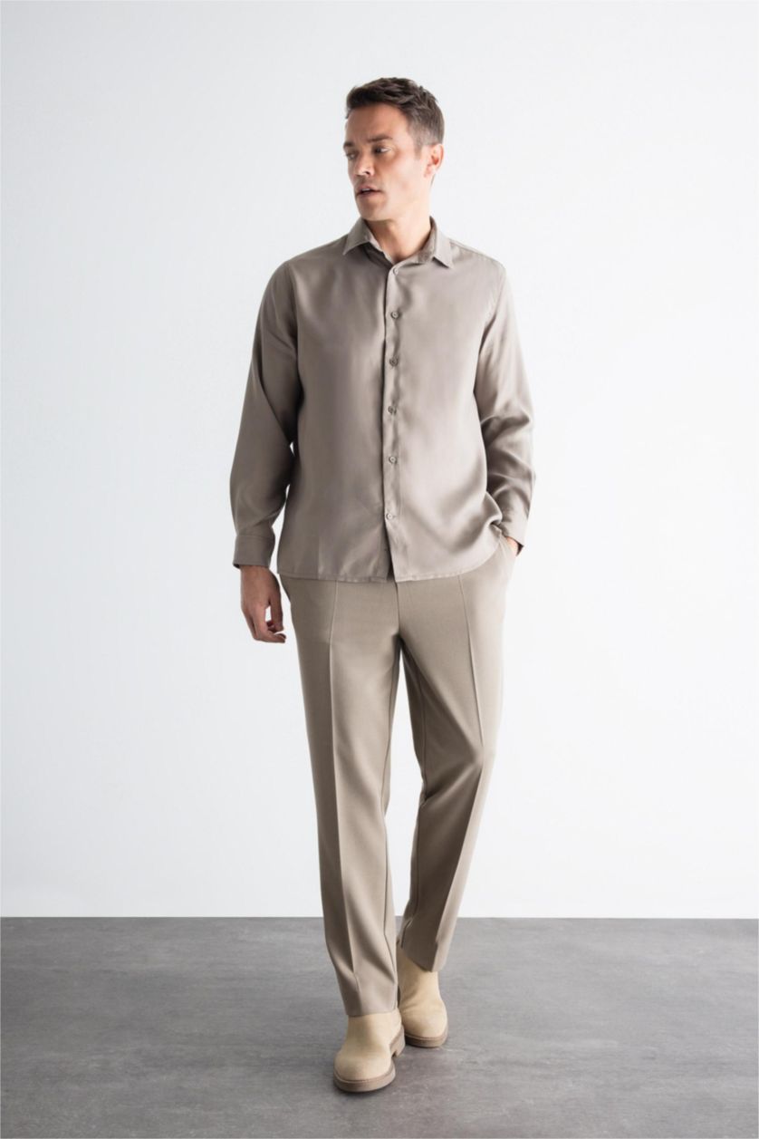 Мужчины Хаки Брюки джоггеры