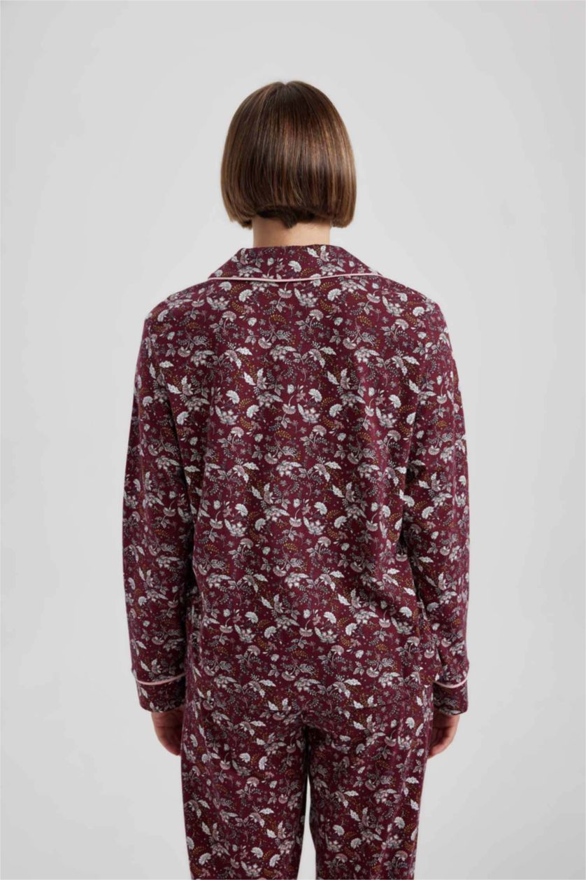 حريمي خمري بلوزة بيجاما قصة عادية من Fall In Love