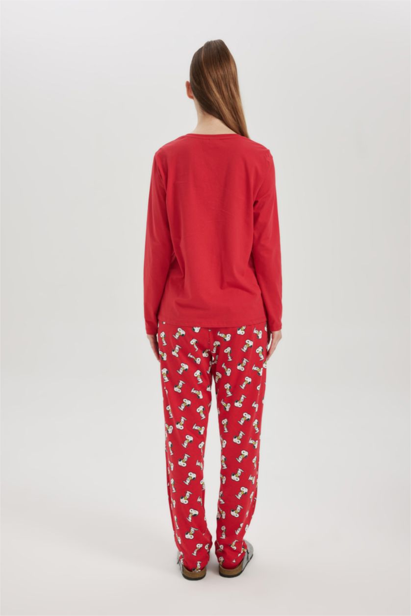 Женщины Красный Комплект из 2-х вещей Snoopy, Fall in Love
