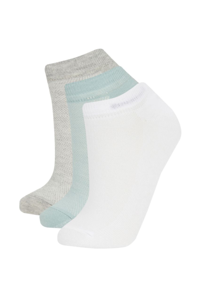 WOMAN SOFT 3 piece Cotton Short Socks