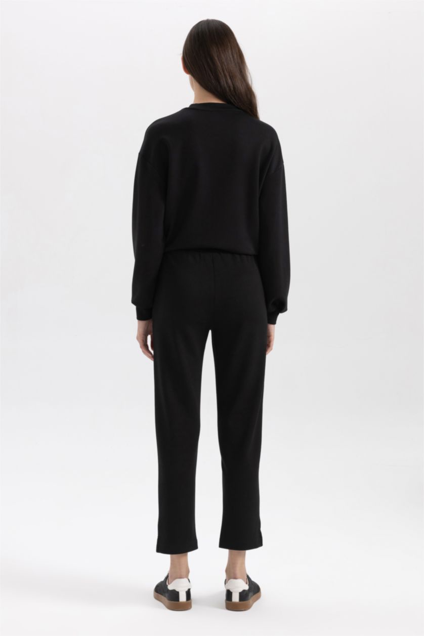 نساء أسود Regular Fit Trousers
