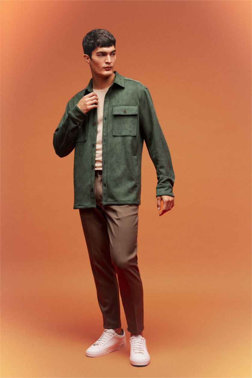 MAN Teak Crop Trousers