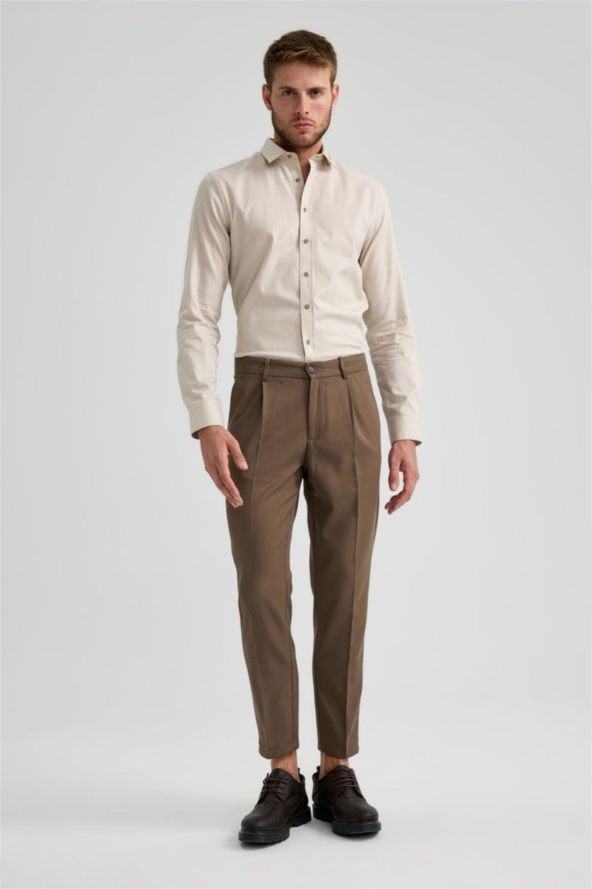MAN Teak Crop Trousers