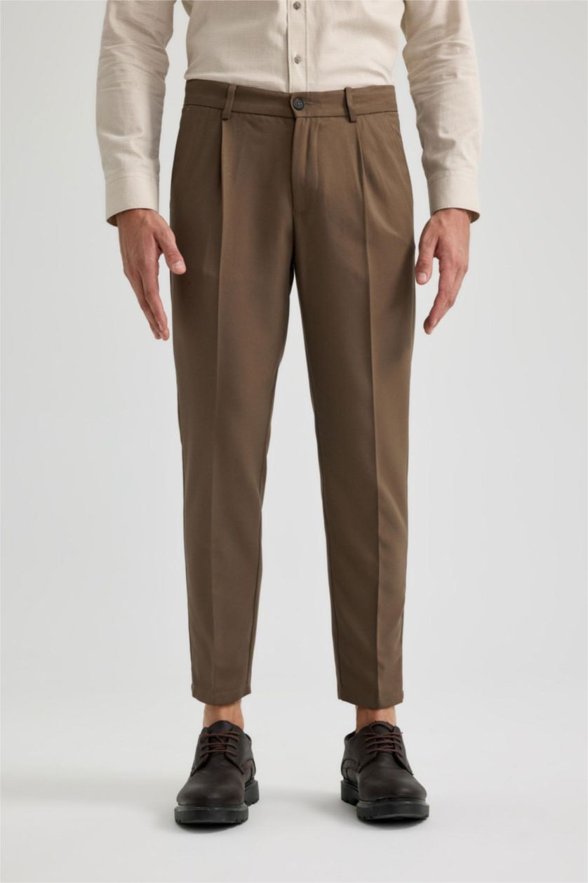 MAN Teak Crop Trousers