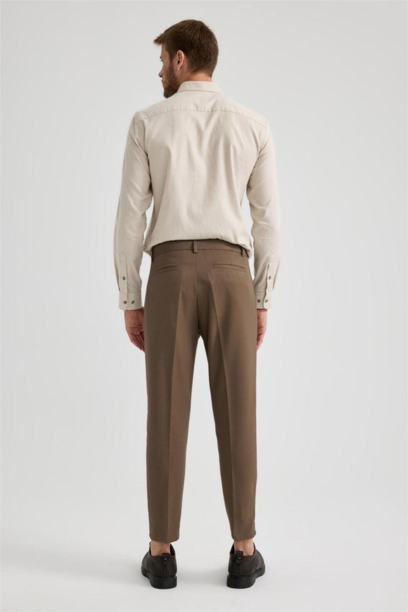 MAN Teak Crop Trousers