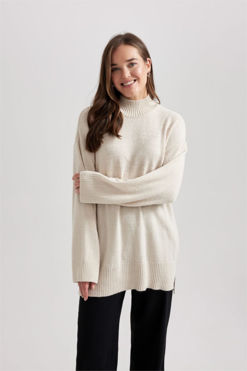 Woman Ecru Regular Fit Tunic