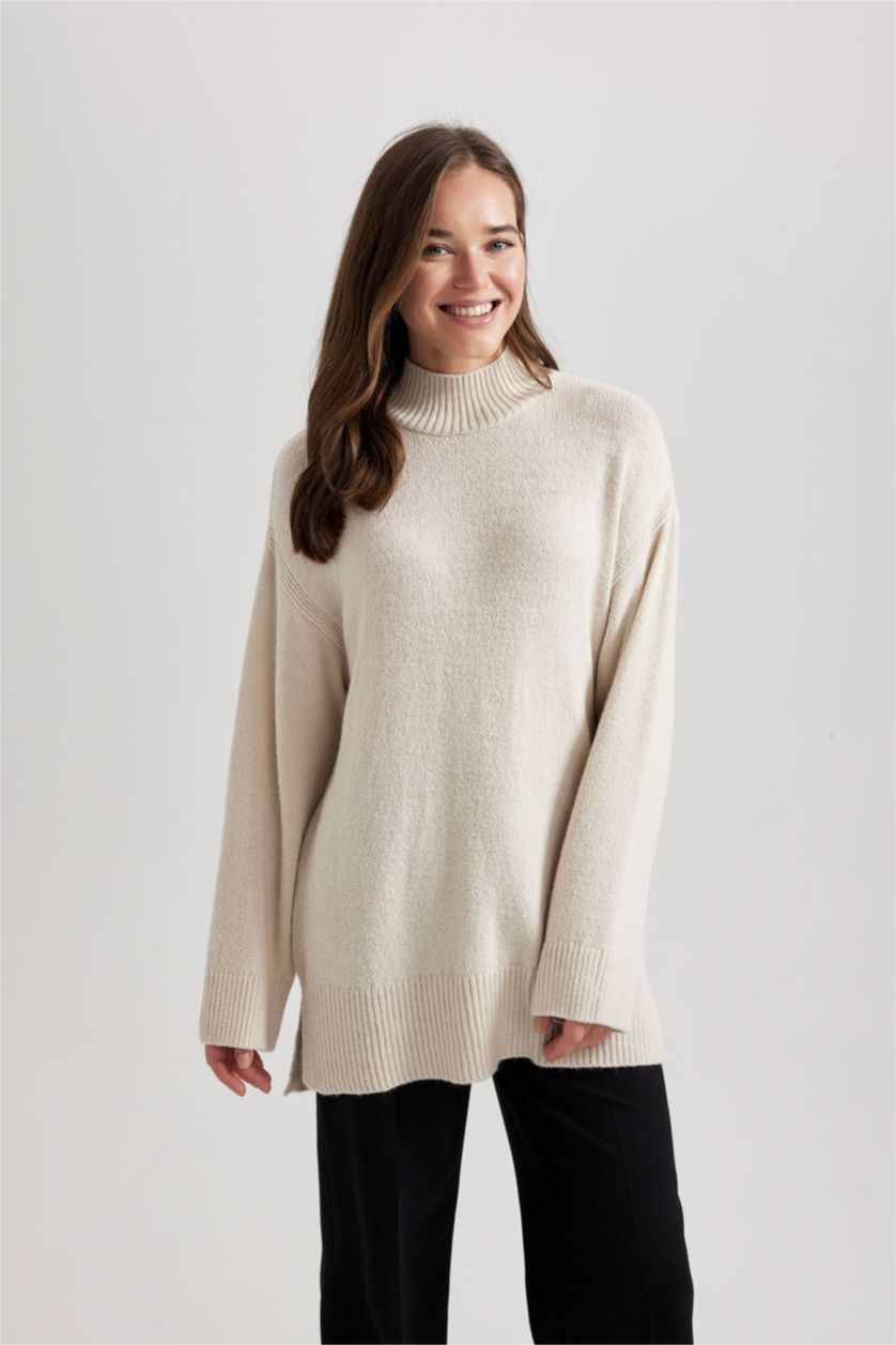 Woman Ecru Regular Fit Tunic