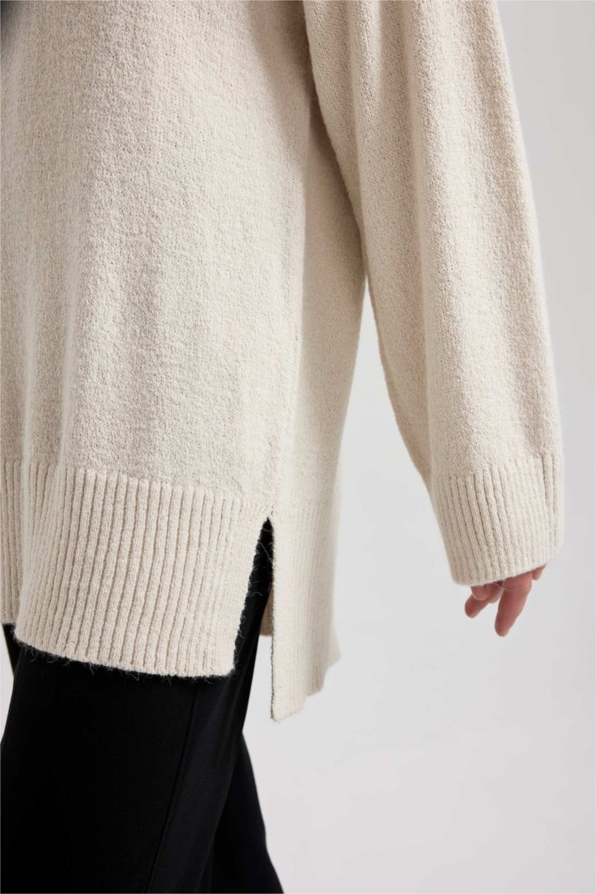 Woman Ecru Regular Fit Tunic