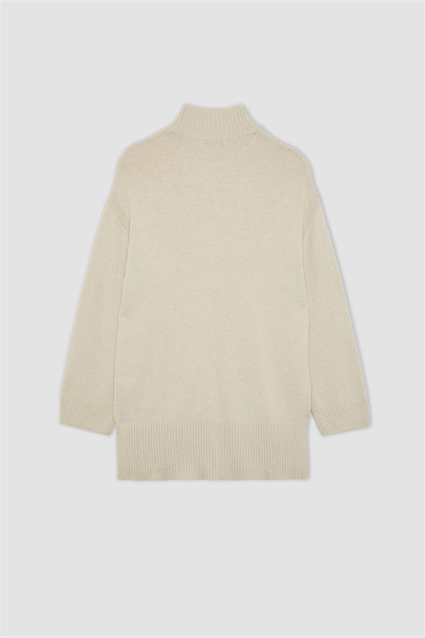 Woman Ecru Regular Fit Tunic