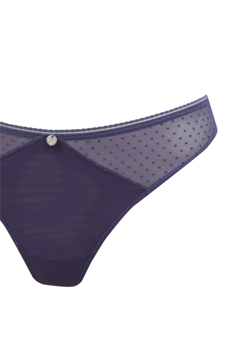 FEMME Violet Glisser Dentelle String De Fall In Love