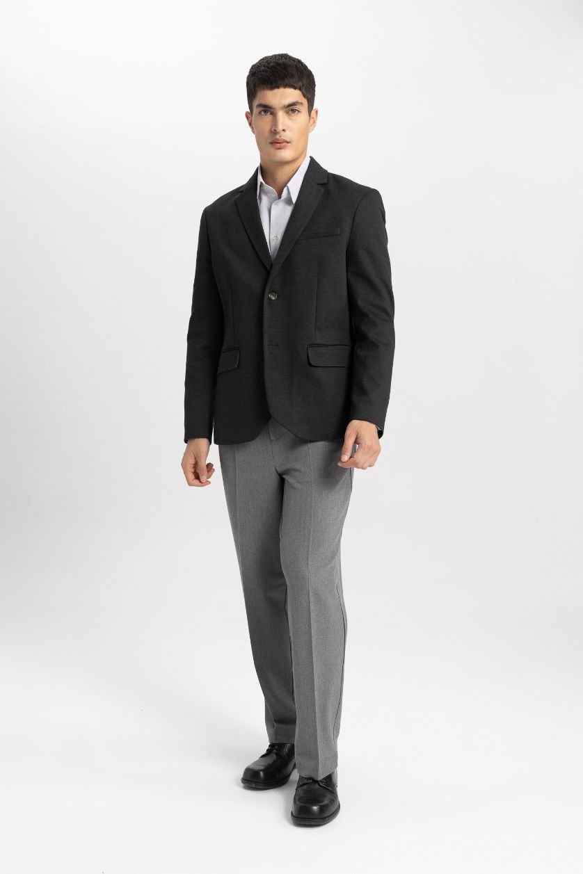 MAN Anthracite Melange Modern Fit Blazer