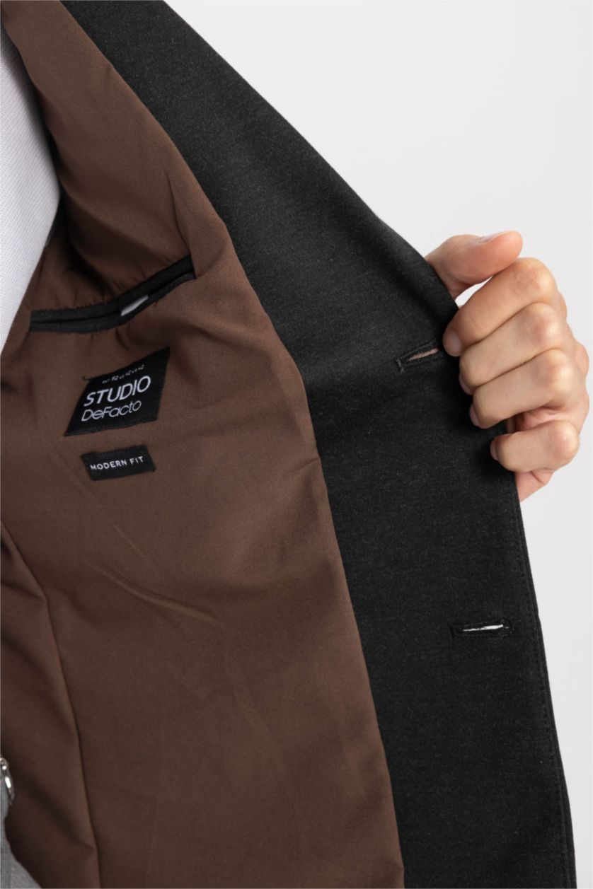 MAN Anthracite Melange Modern Fit Blazer