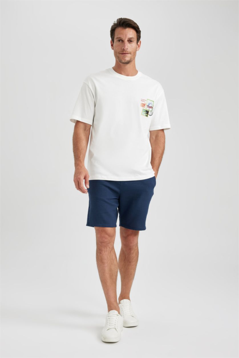 MAN White Relax Fit Short Sleeve T-Shirt