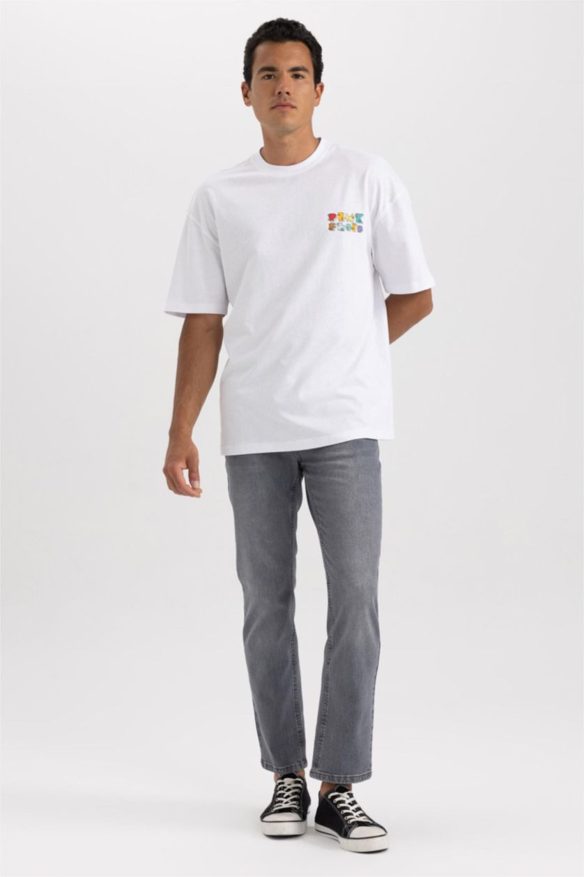 HOMME Gris Pantalon Jean Sergio Coupe Régulière