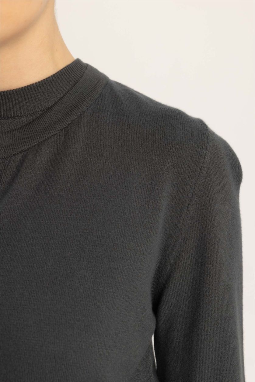 WOMAN Anthracite Slim Fit Cardigan