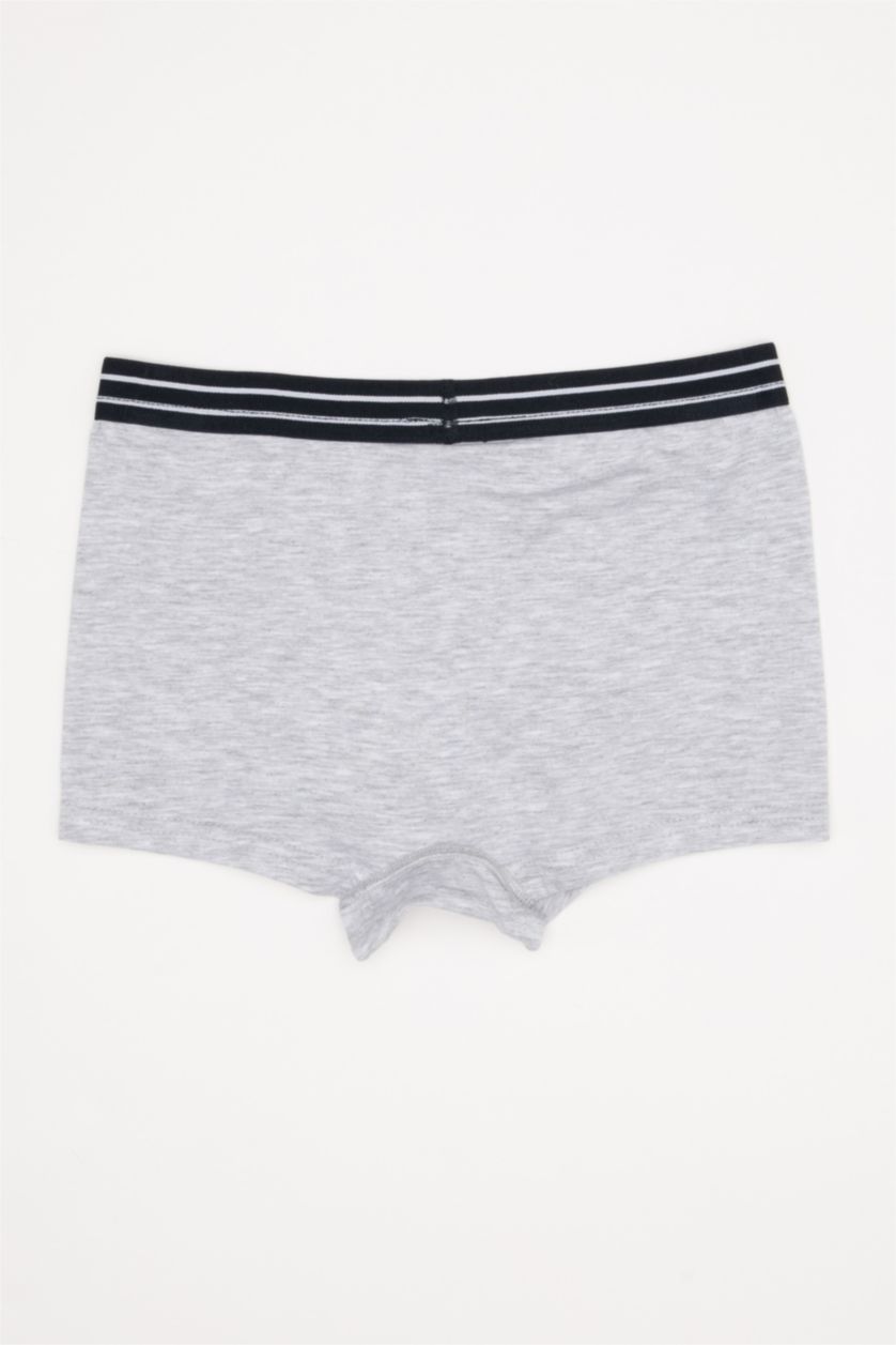 BOYS & TEENS Grey Melange Boy 3 piece Boxer