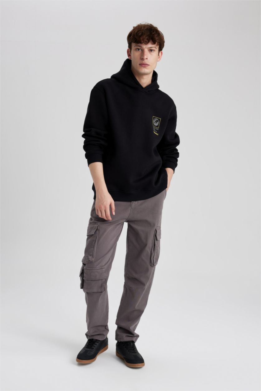 رجال أنثرا بنطلون كارجو قصة مريحة بجيب