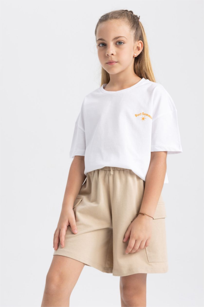 Girls & Teens Sand Girl Cargo Fit Shorts